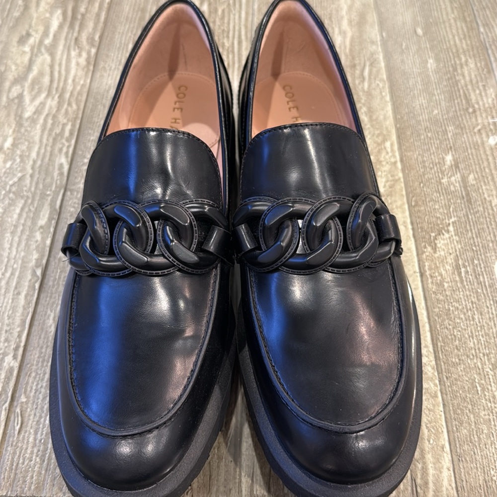 Cole Haan Women's Geneva Chain Hardware Loafer Flats 7.5 B - Picture 3 of 3